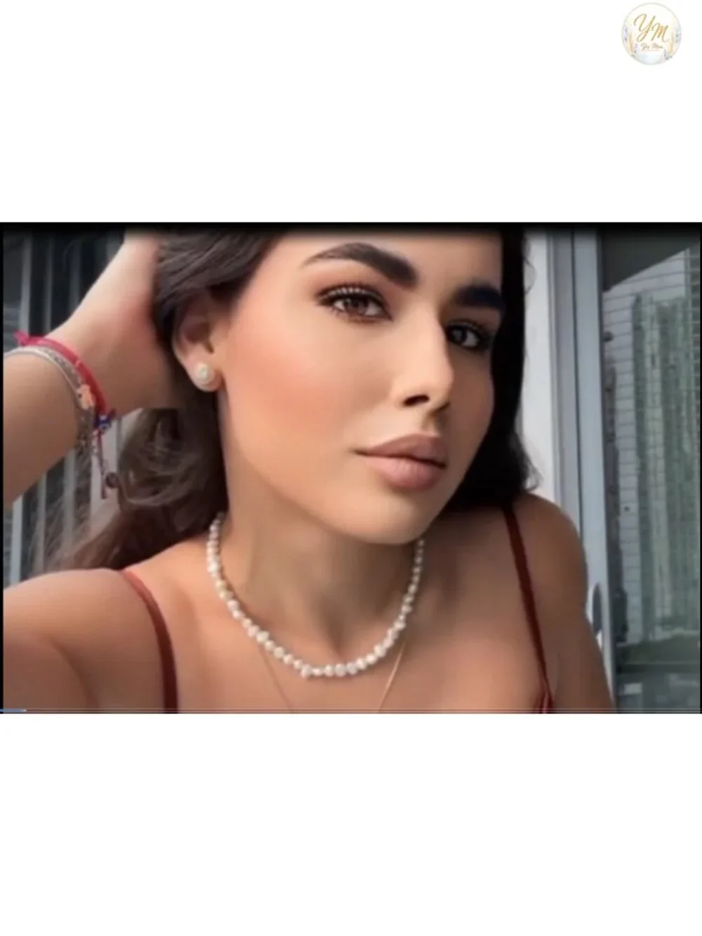 Baroque Freshwater Pearl Choker Necklace for Women Gold Plated 17.5 Inch